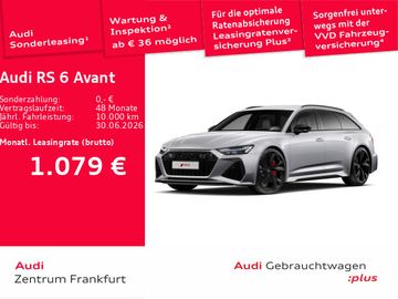 Audi Leasingangebot: Audi RS6 Avant quattro tiptronic MATRIX HuD B&O 360VI