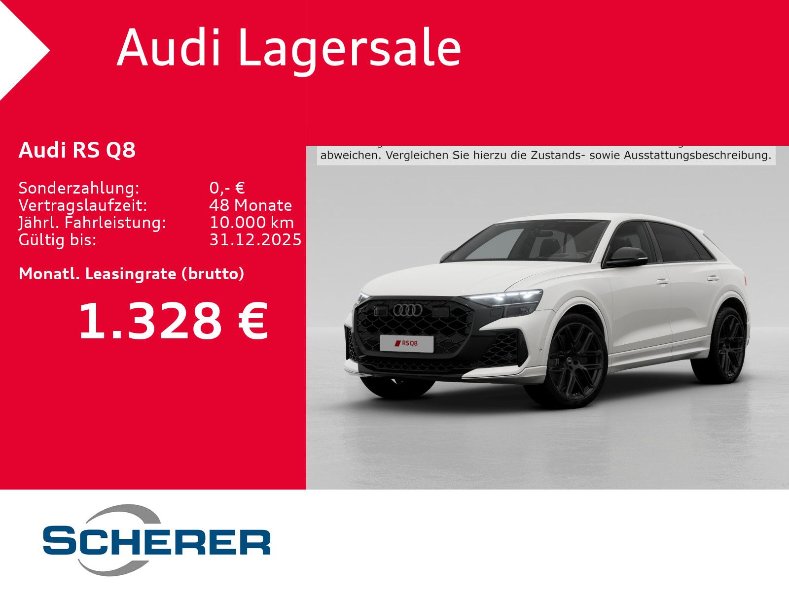 Audi RS Q8 SUV 441 kW tiptronic