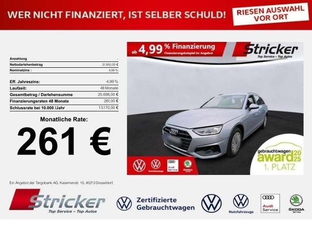 Audi A4 Avant 35TFSI 261,-ohne Anzahlung Navi AHK Sit