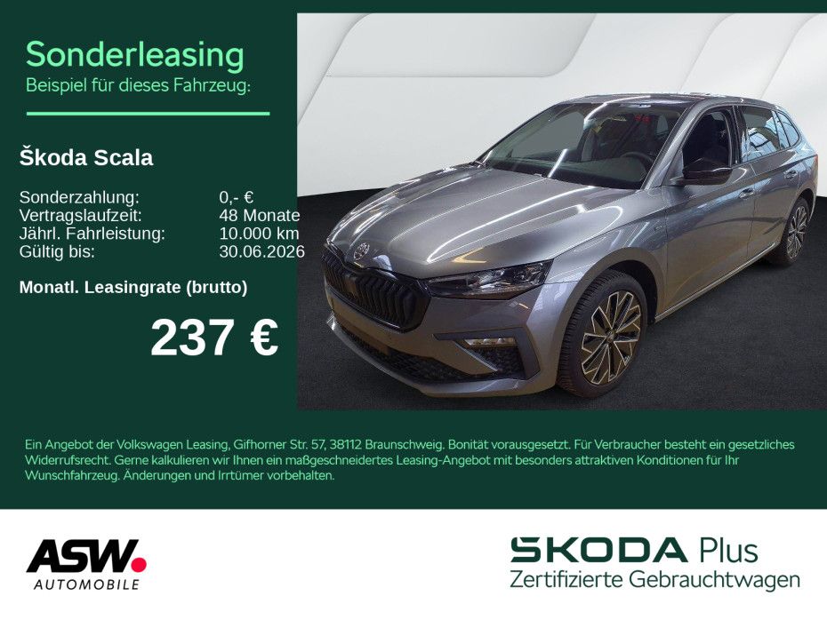 Skoda Scala Selection 1,0 TSI DSG LED NAVI ACC PDC SHZ