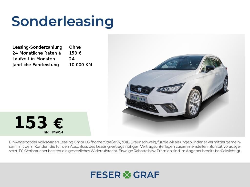 Seat Ibiza FR 1.0 TSI/FULLLINK/RFK/DAB/SHZ