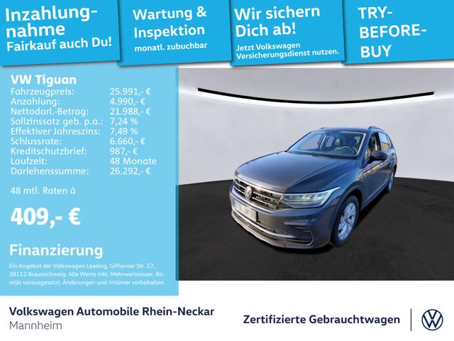 Volkswagen Tiguan 1.5 TSI Life AHK Navi LED uvm