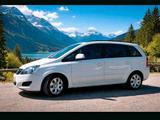 Opel Zafira weiß 7 Sitzer 50tkm Renterfahr... - Opel mit Benzin-Antrieb: Rent