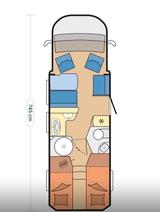 Hobby Premium De Luxe T70GE Top Ausst. Luftfed,TÜV neu - Offers