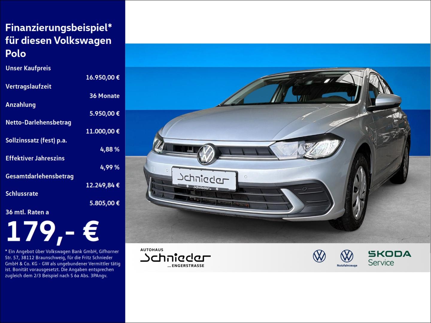 Volkswagen Polo 1.0 TSI Life Klima Navi Einparkhilfe
