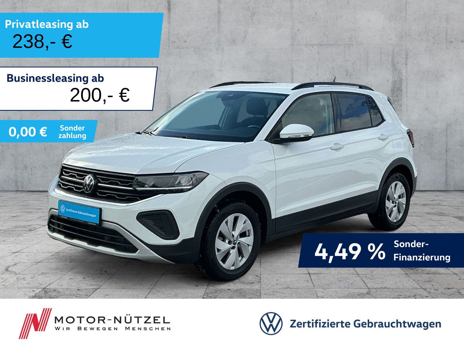 Volkswagen T-Cross 1.0 TSI LIFE 5JG+LED+NAV+ACC+SHZ+DAB+ALU