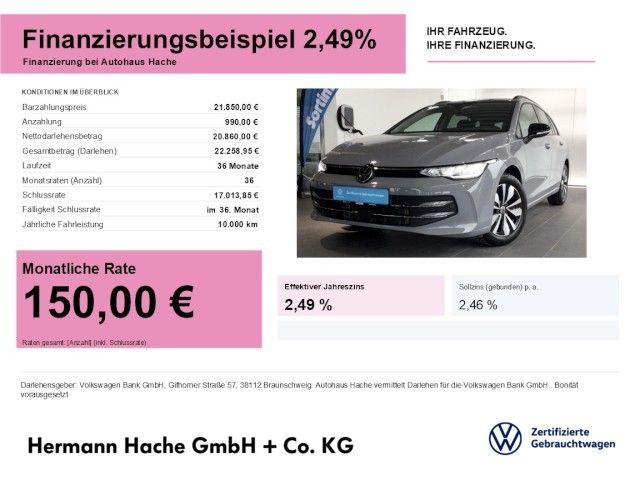 Volkswagen Golf 8 Variant Goal 1.5 TSI USB PDC SHZ Klima foto 1