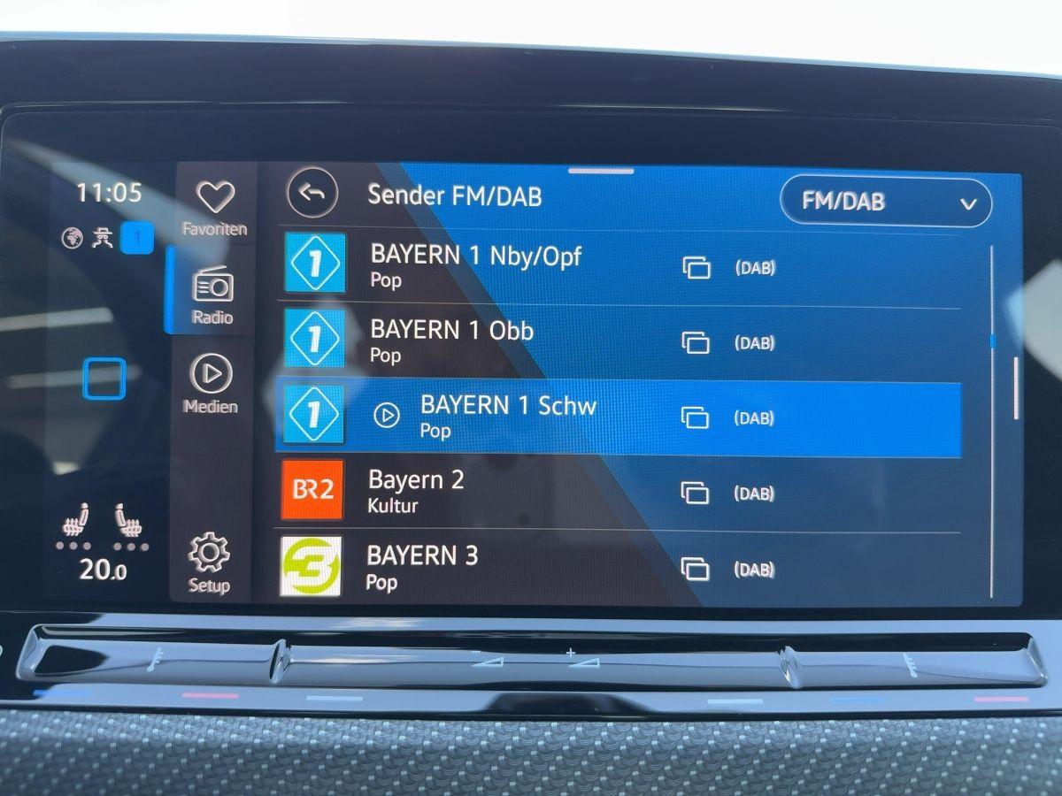 Volkswagen Golf VIII 1.5 TSI R-Line AHK ACC LED Navi Climat, миниатюра 13