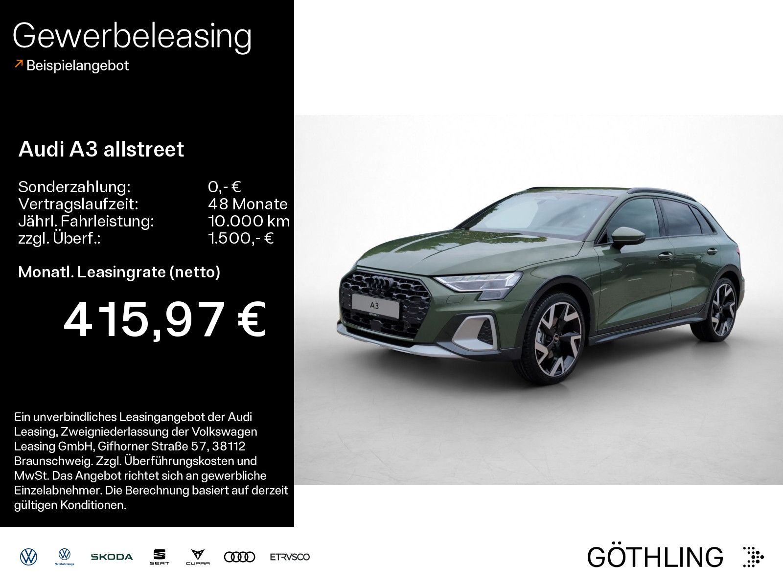 Audi A3 allstreet TFSI 110 kW S tronic *SONOS*AHK*Nav
