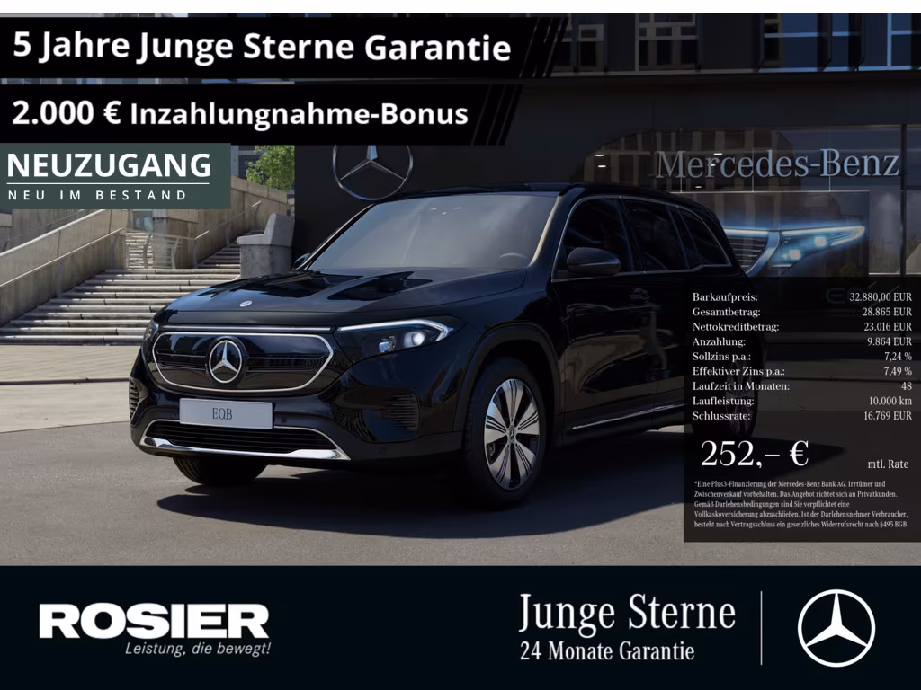 Mercedes-Benz EQB 250 Progressive Advanced HUD LED NAVI KAMERA