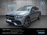 Mercedes-Benz GLE 350 de 4M AMG+NIGHT+AHK+DISTRO+PANO+BURM+360 - Hybrid (Diesel/Elektro): Coupe, Grau, Panorama-Dach