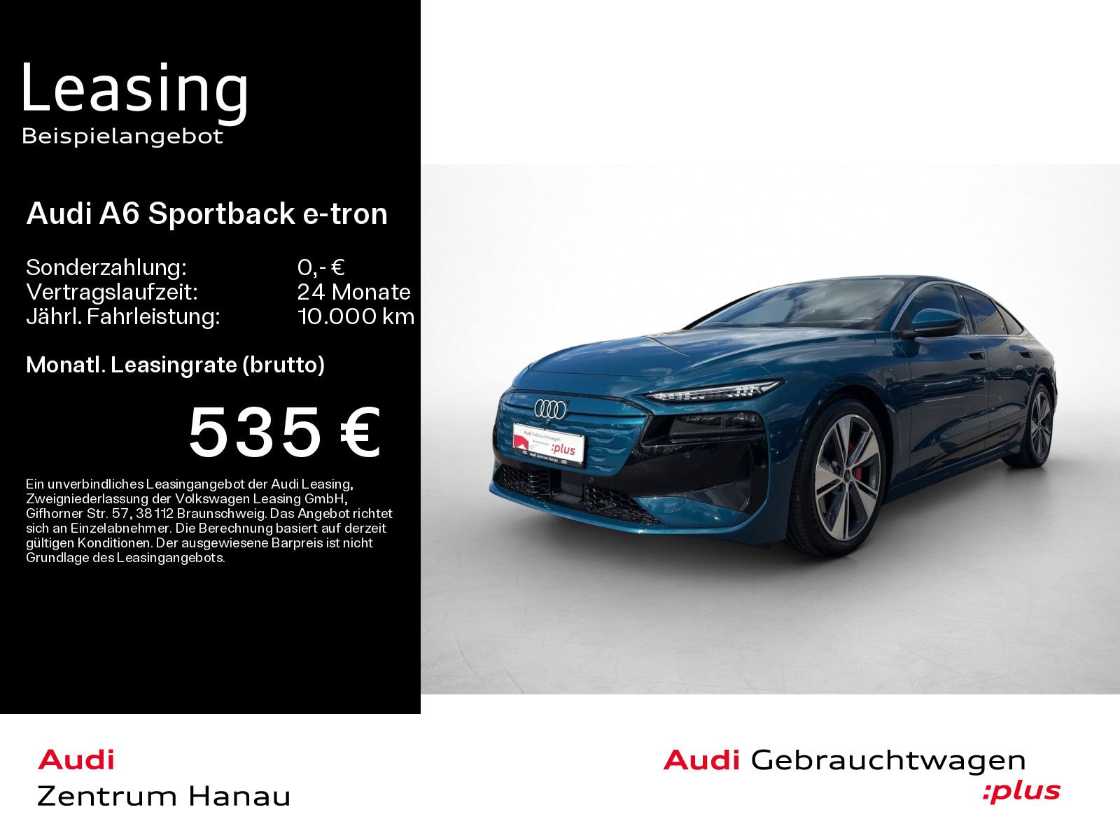 Audi A6 Sportback e-tron performance advanced*0,25%*M