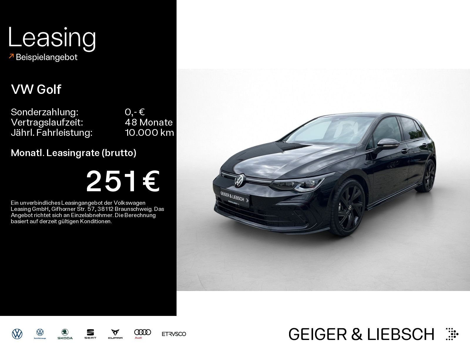 Volkswagen Golf VIII 1.5 eTSI DSG R-LINE*BLACK-STYLE*IQ.LIG