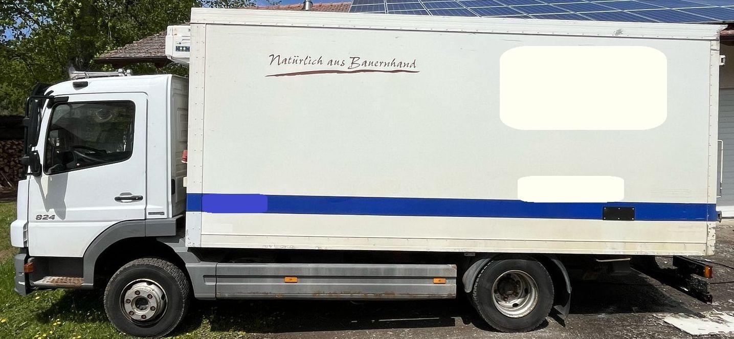 Mercedes-Benz Atego 824, Kühlkoffer, Klima, netto 7250 €