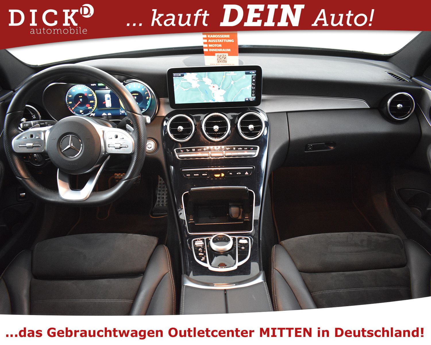 Fahrzeugabbildung Mercedes-Benz C300e T 2X AMG Line WIDESC+ALCANT+LED+STDHZ+ACC+