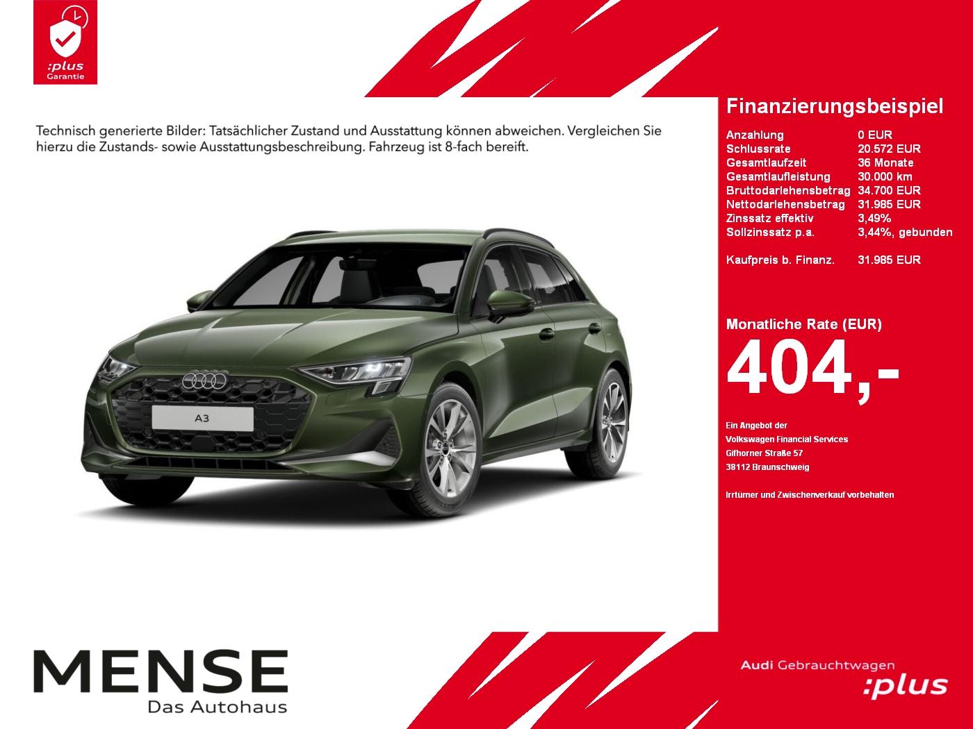 Audi A3 Sportback 35 TFSI S tronic advanced AHK|Navi