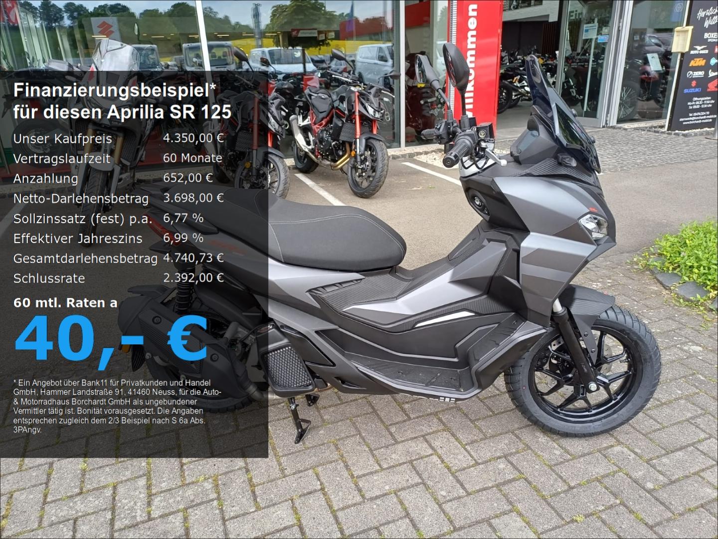 Aprilia SR 125 GT ABS*A1*B196*LED*