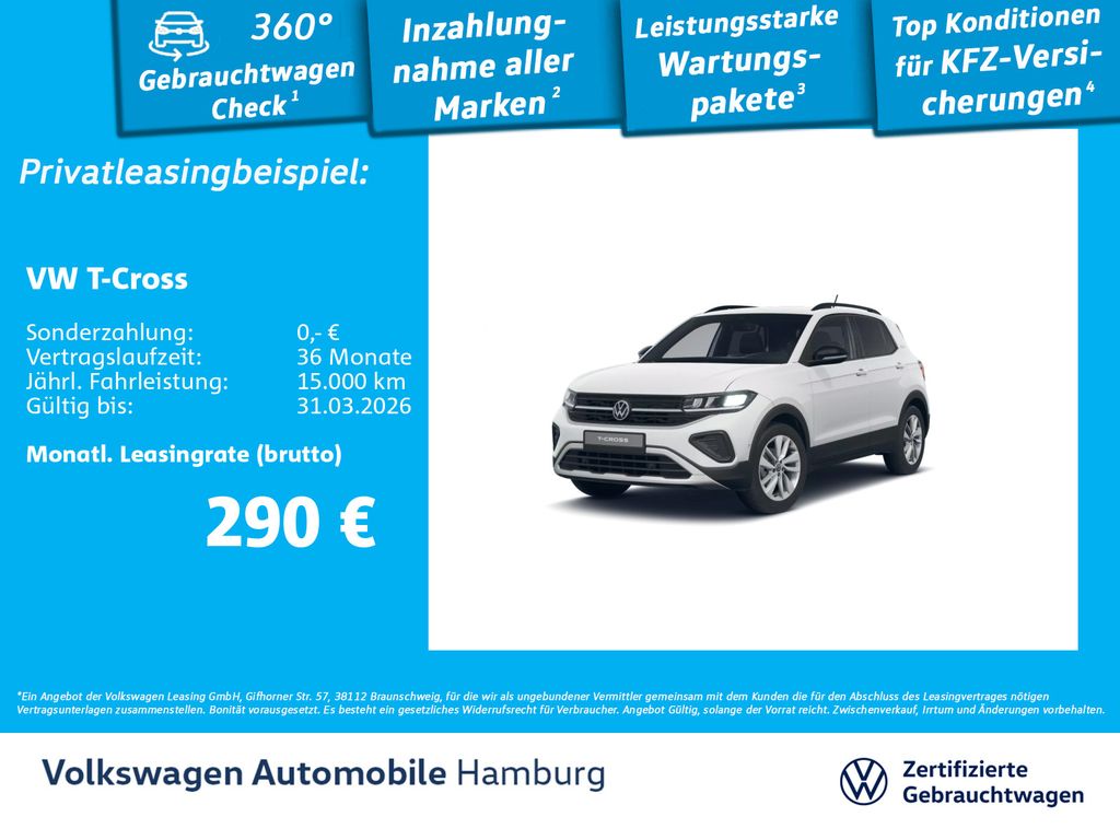 T-Cross 1.0 TSI Goal DSG Navi Kamera ACC CarPlay