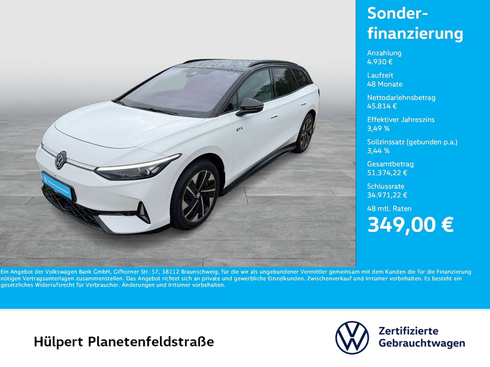 Volkswagen ID.7 Tourer GTX 4X4 WÄRMEPUMPE HARMAN KARDON AHK foto 1
