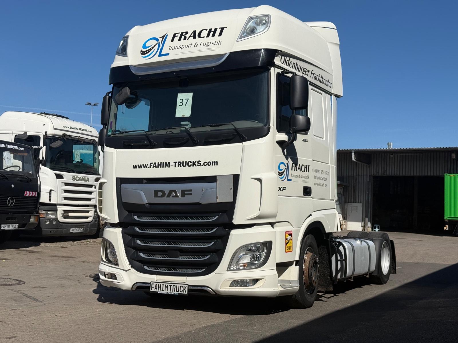 DAF XF 480 FT, Euro 6, Klima, Low Deck, Standklima
