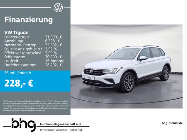 Volkswagen Tiguan 2.0TDI SCR DSG Life LED Navi connect Kame