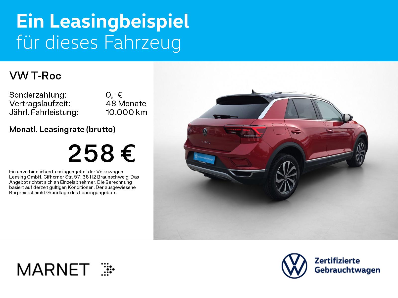 Volkswagen T-Roc 1.5 TSI Style Navi*AHK*IQ-Drive*Kamera*SHZ, миниатюра 3