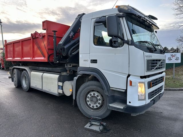 Volvo FM 380 6x2 + CONTAINER HIAB 088 - E2 + RADIO - L