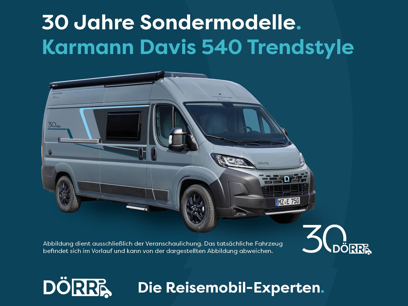Fahrzeugabbildung Karmann Davis Trendstyle DA 540 TSC Dörr-Paket 30 Jahre