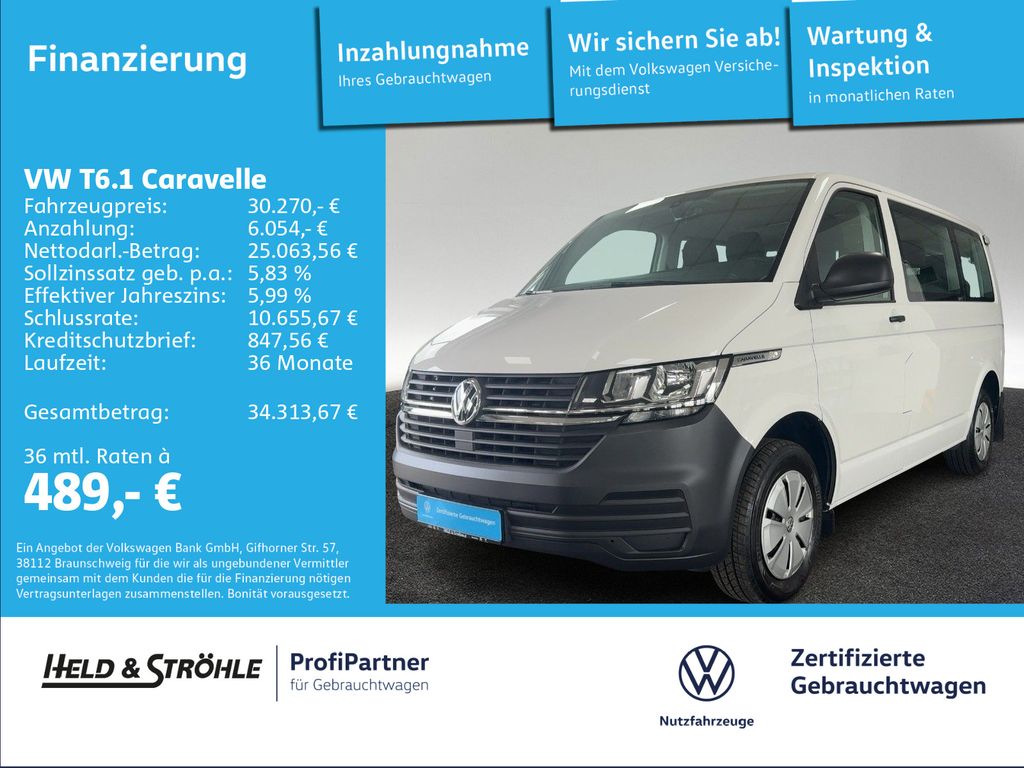 Volkswagen T6.1 Caravelle Trendline 2.0 TDI KR DAB+ PDC 9S