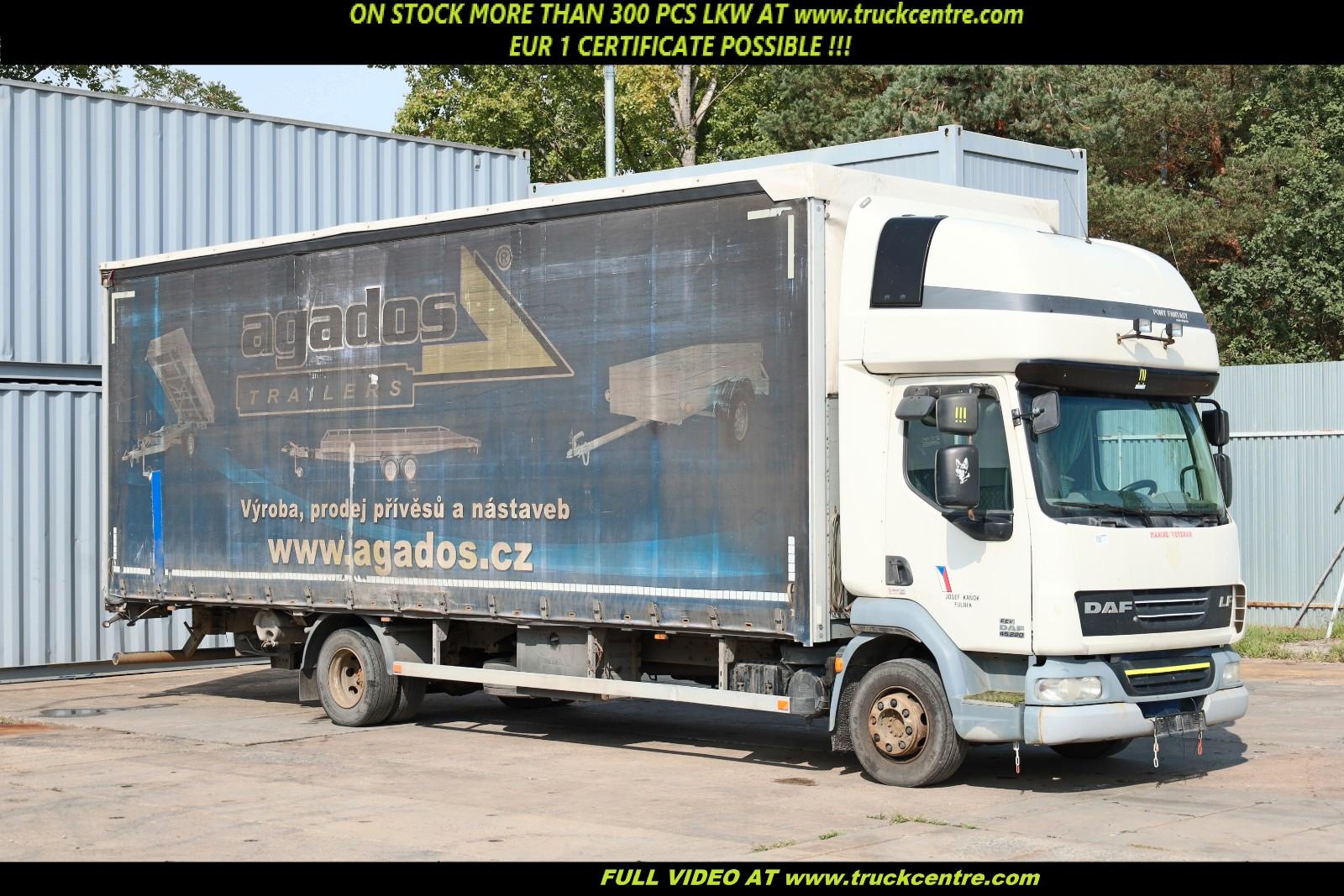 DAF LF 45.220, 12 TONS, 20 PALLETS, ENGINE CUMMINS