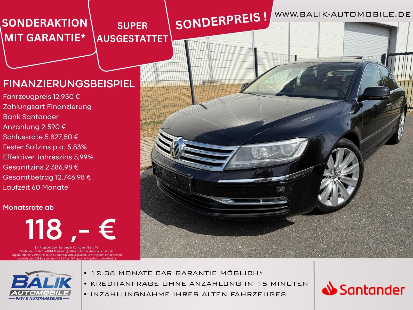 Volkswagen Phaeton 3.0 V6 TDI 4Motion*Dynaudio*Schiebedach*