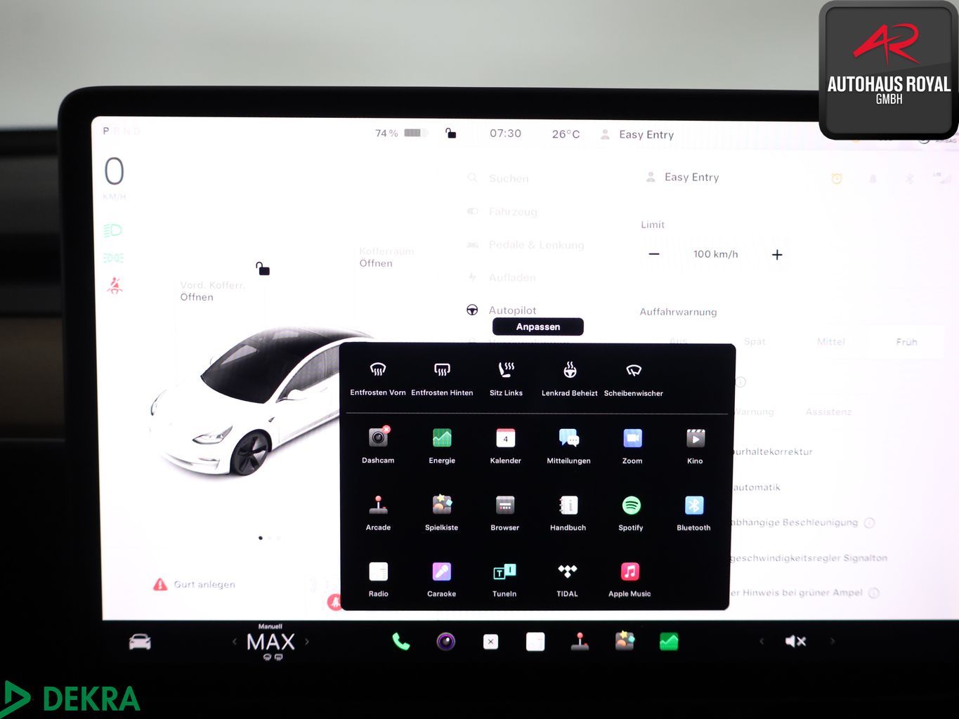 Tesla Model 3 RWD PANO KEYLESS ACC KAMERA WÄRMEPUMPE foto 20