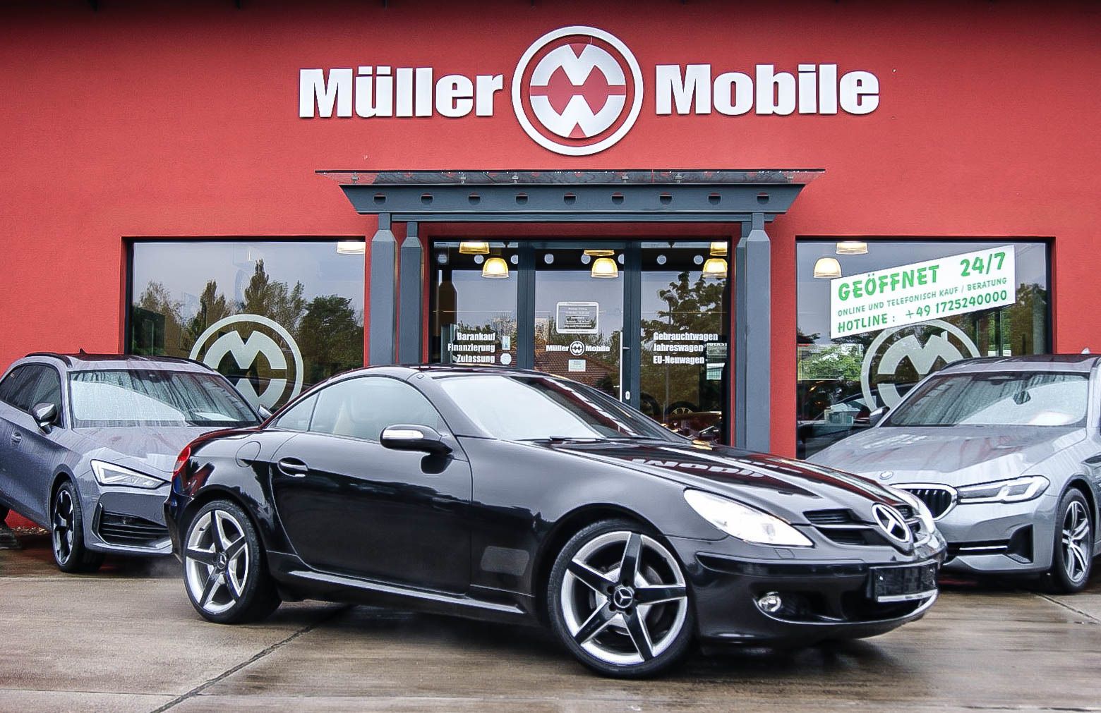 Fahrzeugabbildung Mercedes-Benz SLK 200 K Aut. DESIGNO LEDER XENON NAVI AIRSCARF