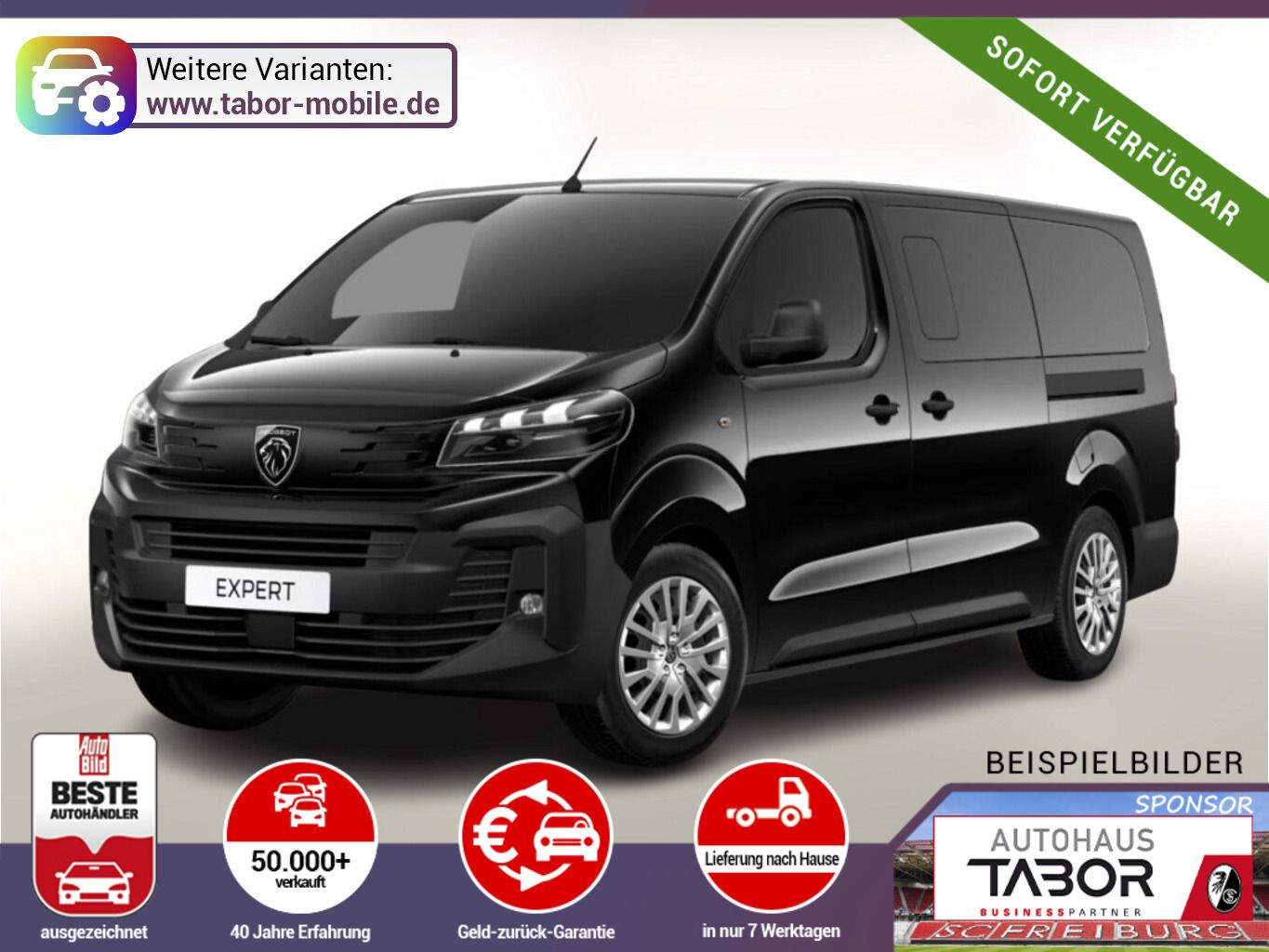 Peugeot Expert Kombi L3 8S LED AHK PrivG 2xKlima Nav Kam