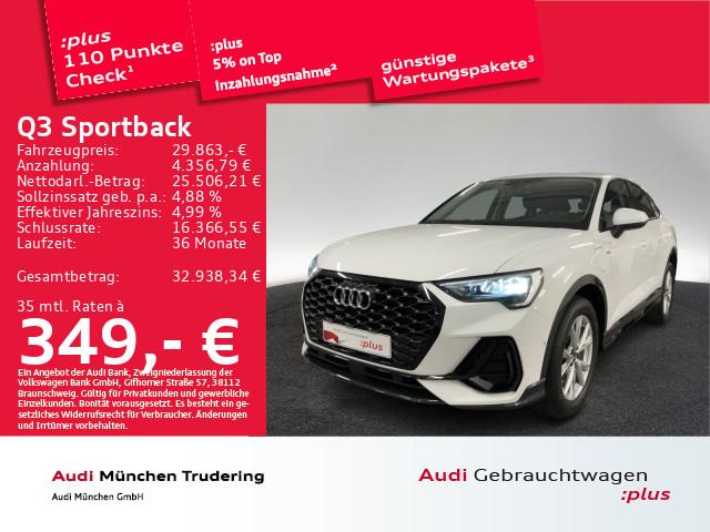 Audi Q3 Sportback 45 TFSI e S tronic S line Virtual/N