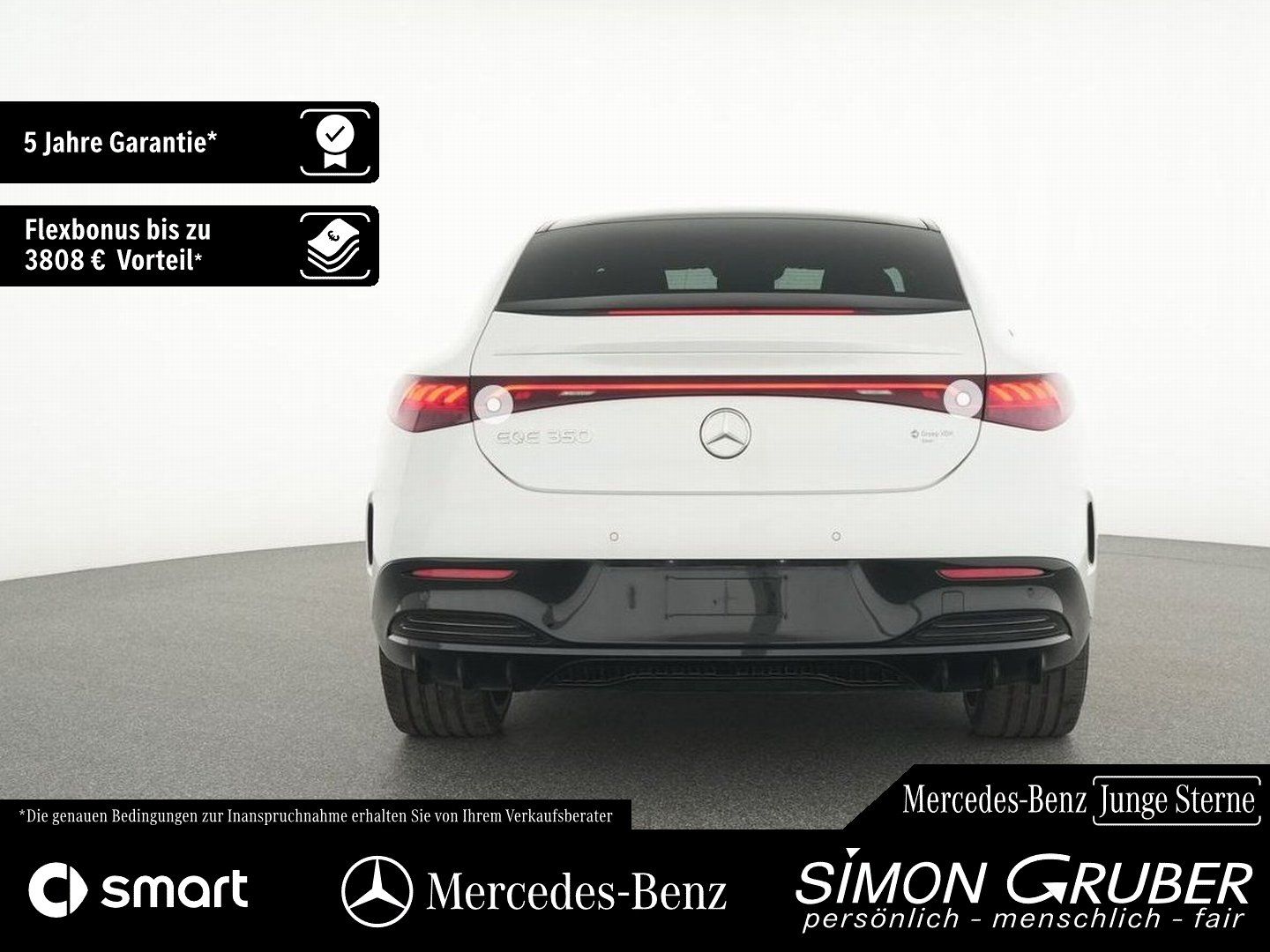 Fahrzeugabbildung Mercedes-Benz EQE 350 AMG Night Pano Airmatic Burm Leder DigiL