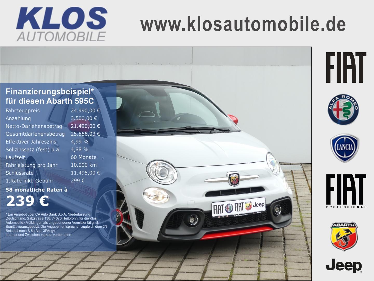 Abarth 595C TURISMO 1.4 TJET 165PS AUTOM XENON BEATS NA