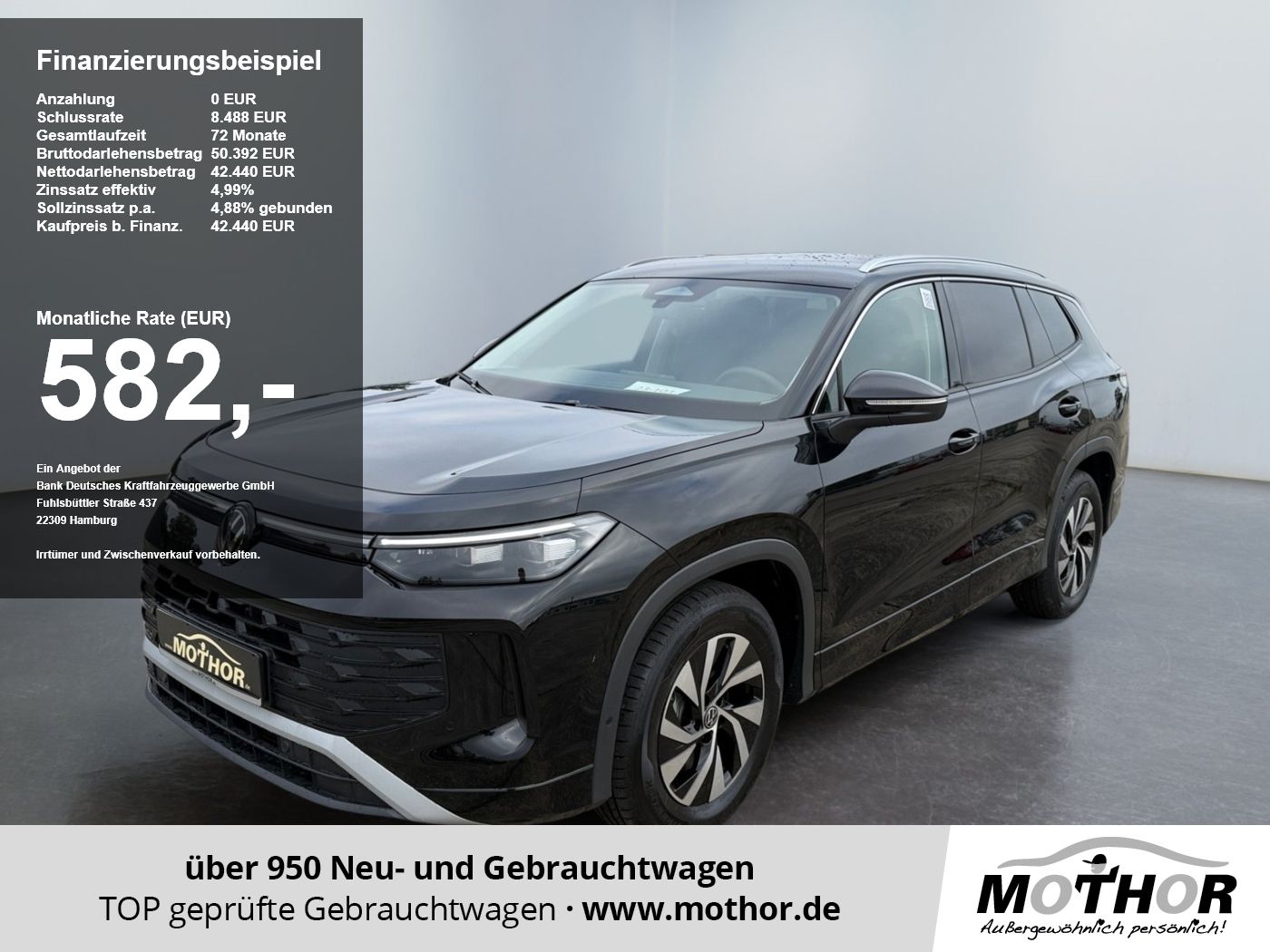 Volkswagen Tayron Life 1.5eTSI DSG ACC Kamera AHK-Schwenkba