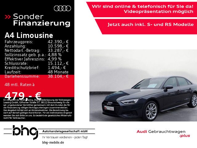 Audi A4 Limousine 40 TDI quattro S-tronic advanced