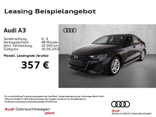 AUDI A3 Lim. 35 TFSI S line S tronic *NAV+*AHK*SHZ*
