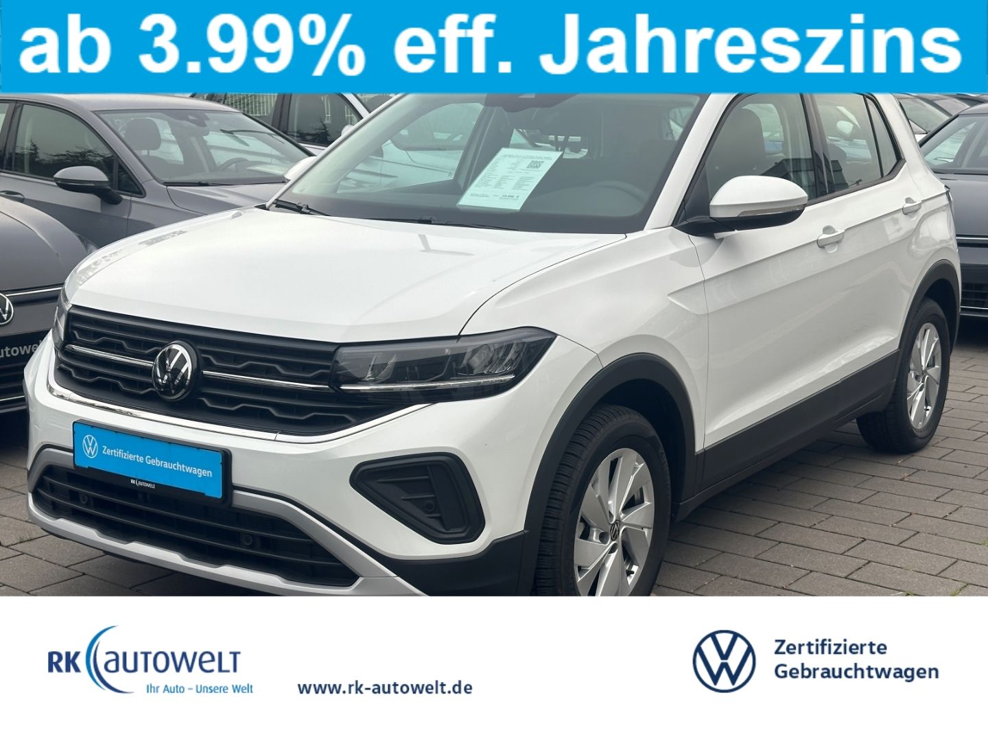 Volkswagen T-Cross 1.0 TSI Neues Modell digitales Cockpit foto 1