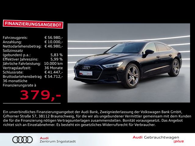 Audi A7 Sportback 45 TFSI qu S line PANO ACC HuD 20"