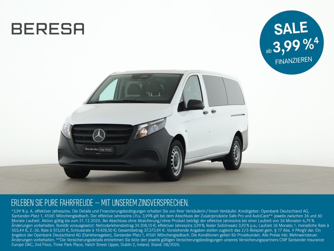 Mercedes-Benz Vito 114 CDI Tourer Lang 9 Sitzer Kamera