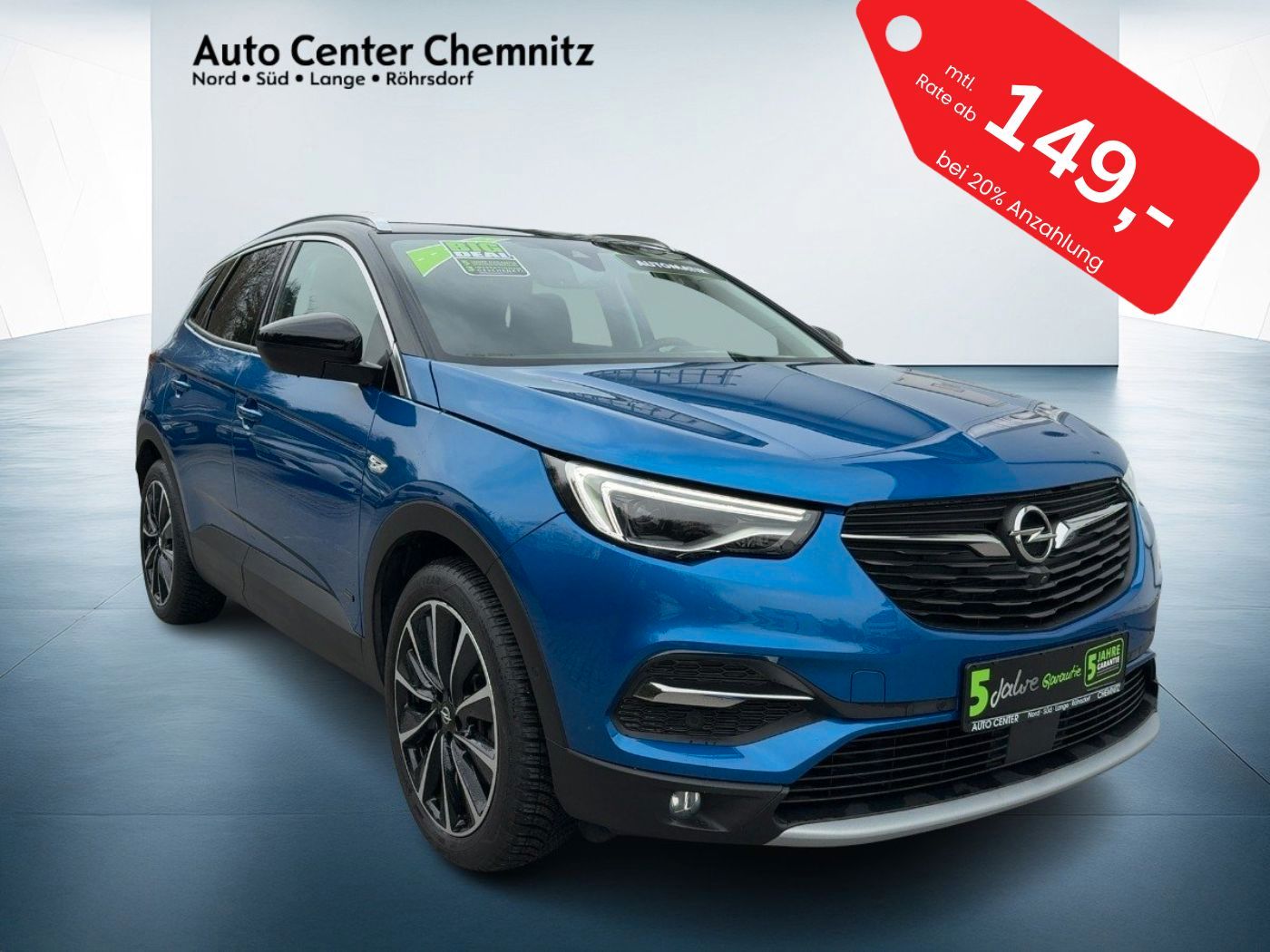 Opel Grandland AT8 Hybrid Ultimate 4x4 LED/Navi/Leder imagem 2