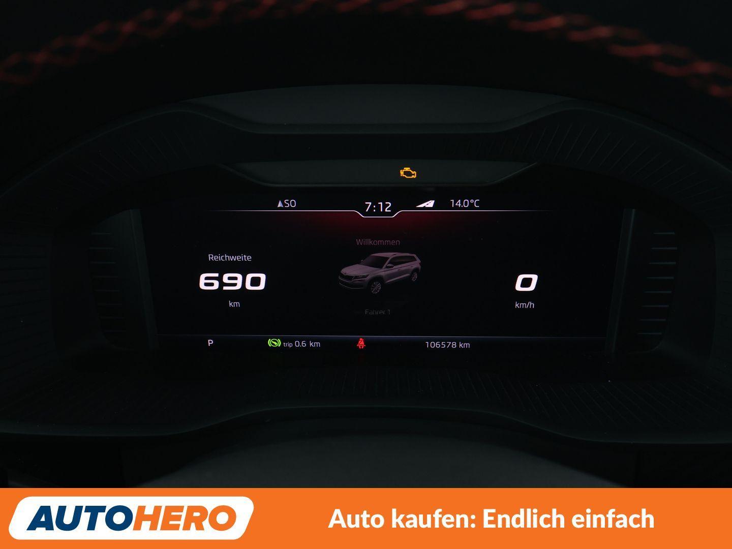 Skoda Kodiaq 2.0 BiTDI RS 4x4 Aut.*NAVI*LED*TEMPO*