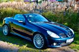 Mercedes-Benz SLK 350 - - blaue Mercedes-Benz SLK 350