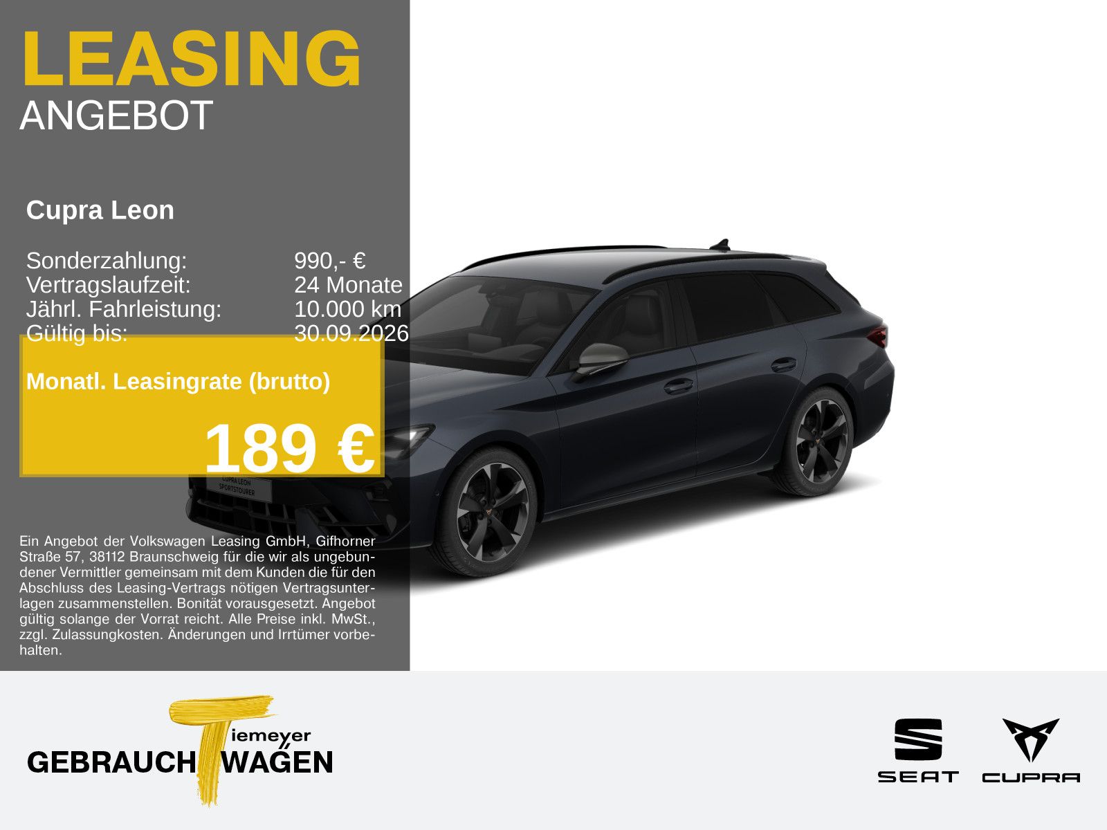 Cupra Leon Sportstourer 2.0 TDI AHK SUPERSPORT KAMERA 