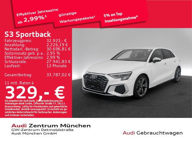AUDI S3 Sportback TFSI S tronic Virtual+/Navi+/Privac