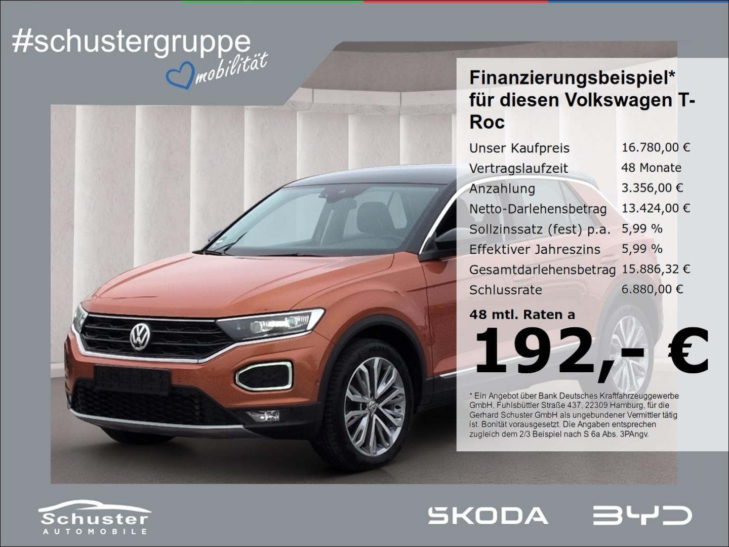 Volkswagen T-Roc Style 4Mot 2.0TDI*DSG AHK Beats LED ACC