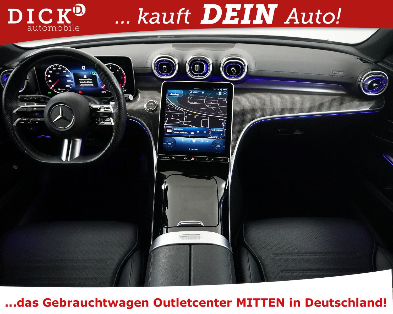 Fahrzeugabbildung Mercedes-Benz C 200d T 9G 2X AMG Line NIGHT+KAM+WIDES+LED+AHK+